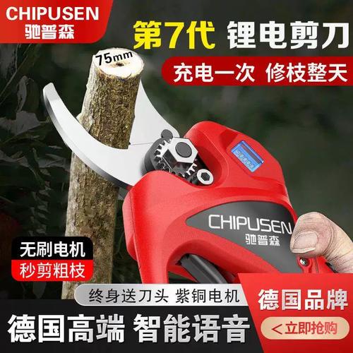 电动修枝剪果树粗枝剪刀园林园艺充电式无线锂供应链工厂